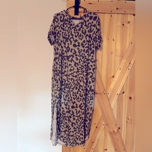 Maternity soft maxi dress